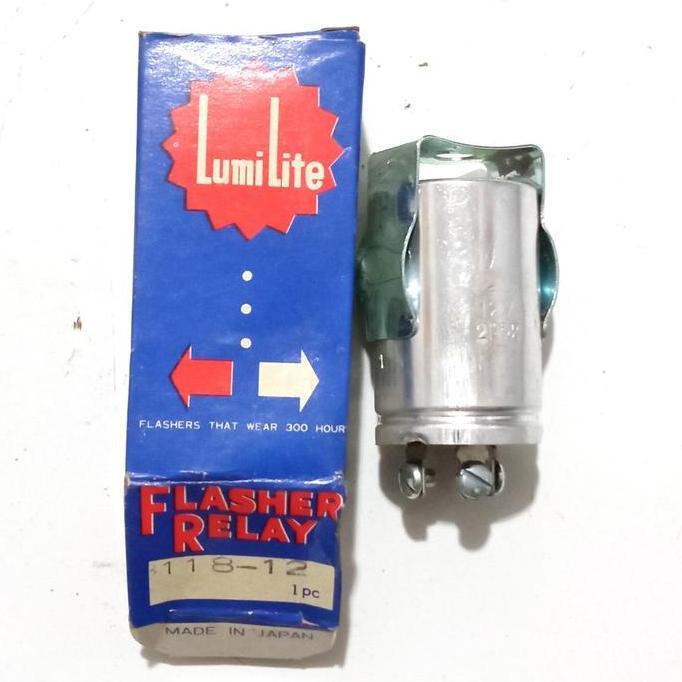 Relay Flasher Mobil 12V Kaki 3 Bulat - Lumilite