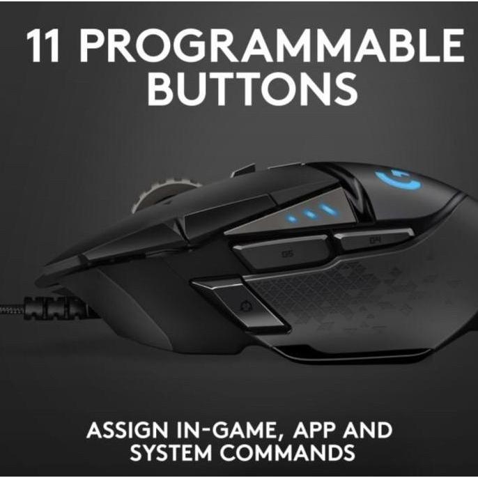 Logitech G502 Hero / Mouse Logitech G 502 Hero Original Garansi Resmi