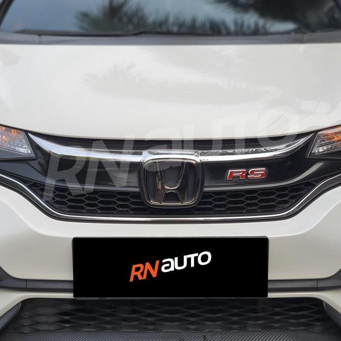 Emblem Logo Black Chrome Honda Jazz Rs Gk5 Facelift Depan