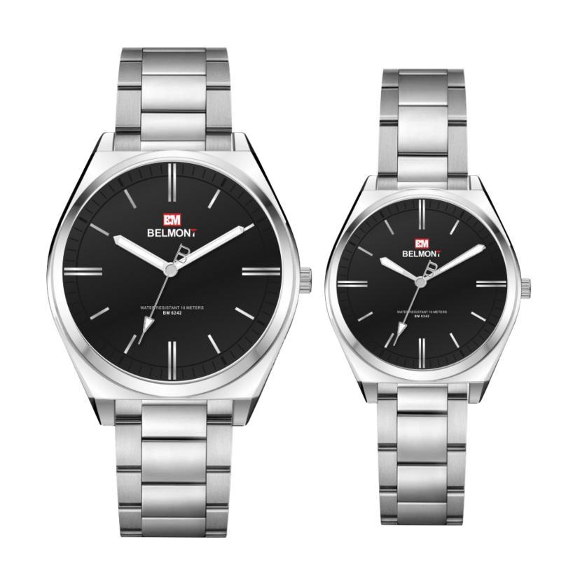 wajib punya [belmont] jam tangan couple rantai belmont bm 6245 analog