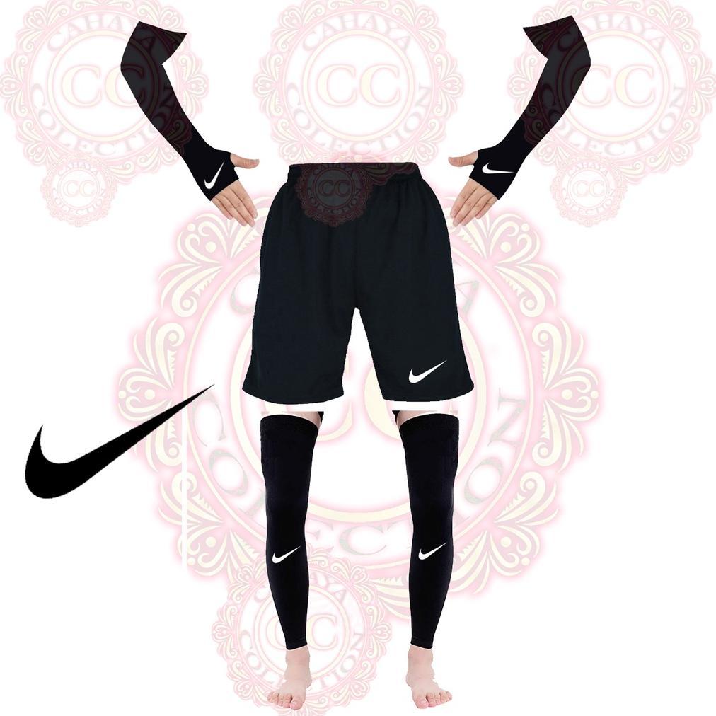 original 1set celana pendek,manset kaki,manset tangan,manset olahraga,manset sport,manset volly,bask