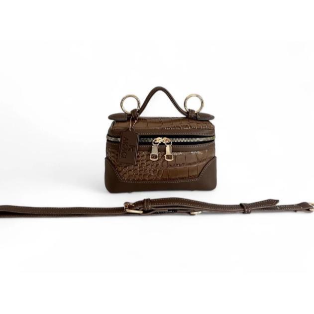 Original Tas Selempang Hitam Dengan Rantai Kulit Anya Geraldin Terbaru