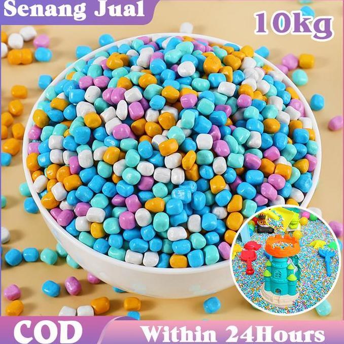 TSENJA Cassia Seed Sand Pool Pasir Batu Mainan Anak Pasir Mainan Porselen Imitasi Nano