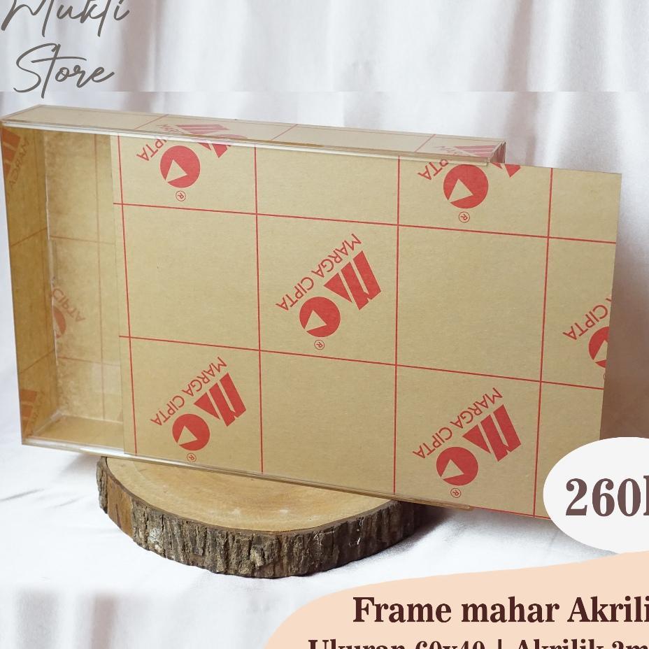 Frame Mahar Akrilik 60X40 , Pigura Akrilik Pigura Mahar Akrilik Akrilik Sliding 60X40