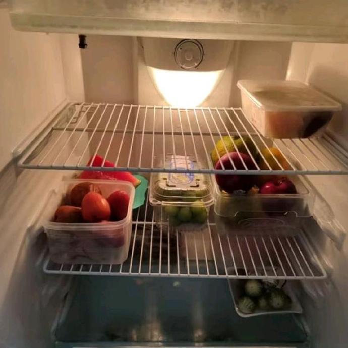 tatakan kulkas besi / rak kulkas polytron 44cm28cm LT