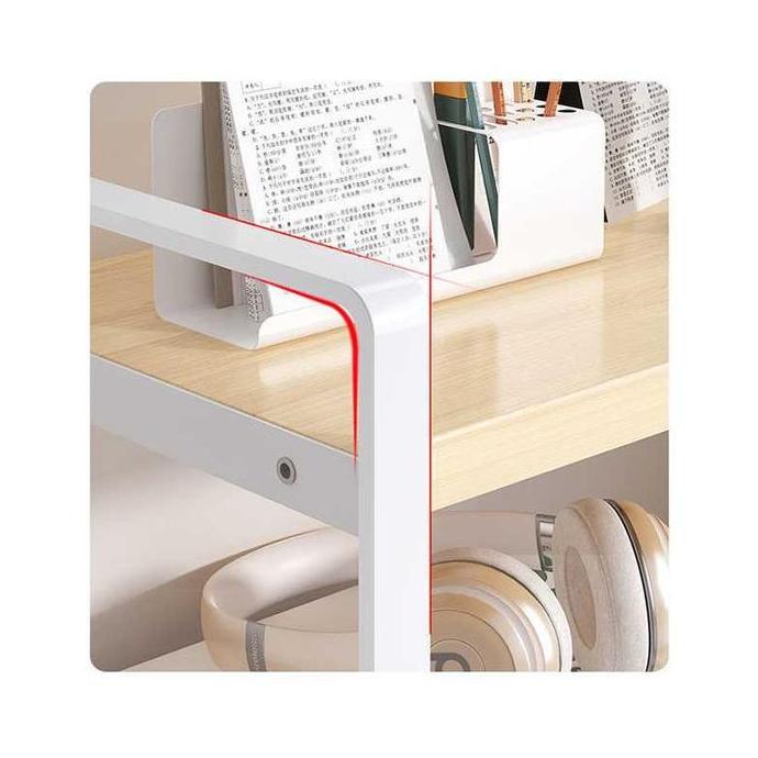 Rak Meja Buku Printer Minimalis DIY Table Organizer Tingkat LM