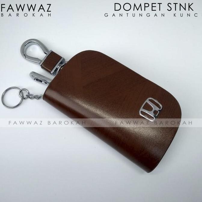 DOMPET STNK - GANTUNGAN KUNCI KULIT - MOBIL HONDA BRIO SATYA