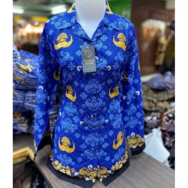 Produk Baru Seragam Korpri Wanita Terbaru Lapis Furing Baju Batik Korpri Wanita Terbaru Seragam Korp