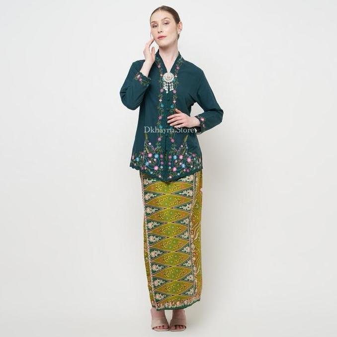 Kebaya Encim Modern Bordir Terbaru Kebaya Encim Bordir Jumbo Kebaya Modern Motif Bordir Atasan Wanit
