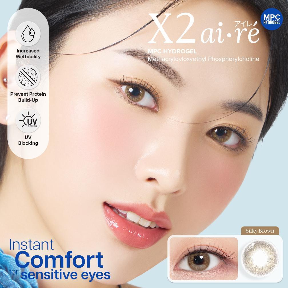 X2 AIRE Softlens - Silky Brown