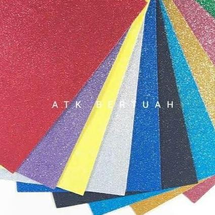 40x60 LEMBAR BUSA KREASI GLITTER EVA FOAM ART