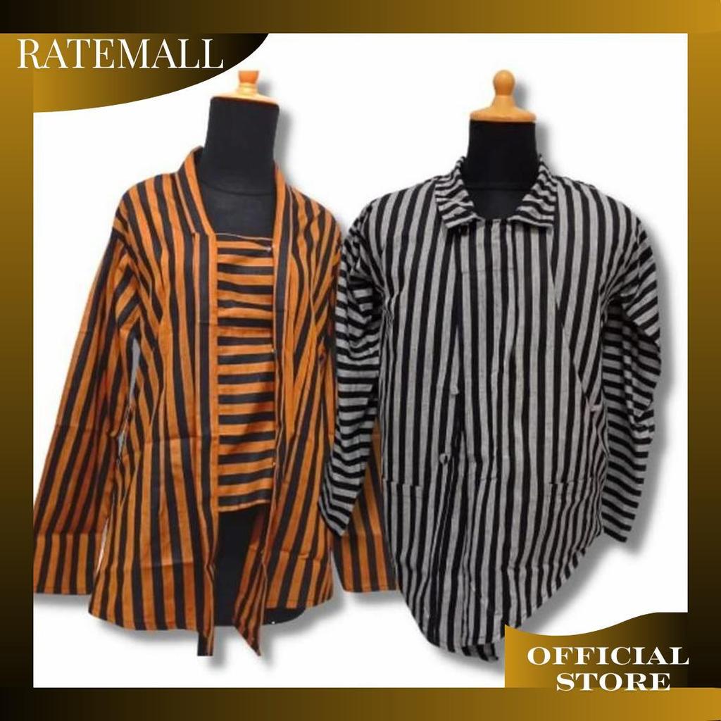 Surjan Kebaya Lurik Kutubaru Pria Wanita Bahan Premium Halus Alusan GBM Terbaru