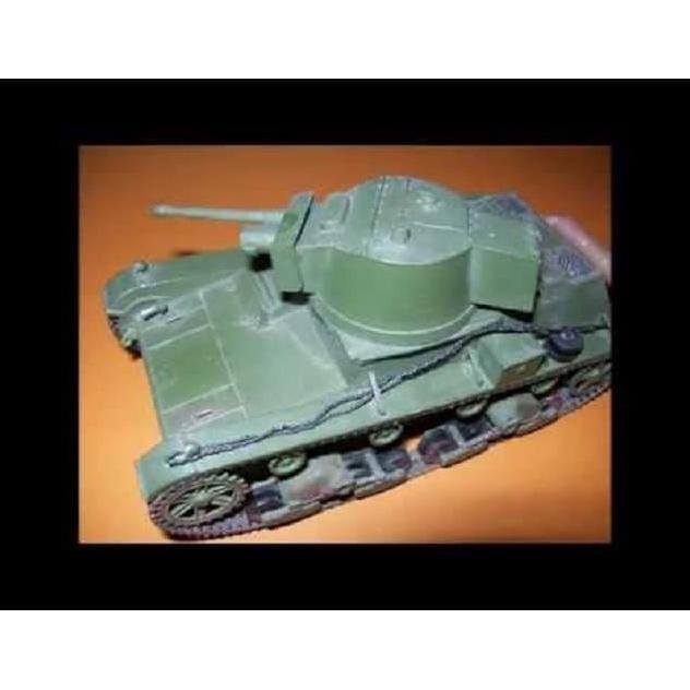 DIY Papercraft Tank WWII Polish Light Tank 7TP (DIY=Kertas)