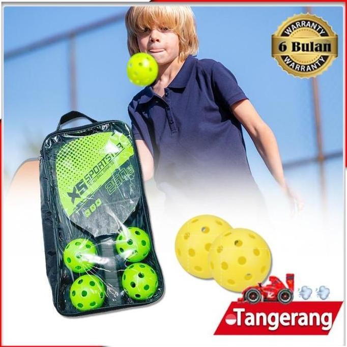 MENDA Set Pickleball Set Pickleball Paddle Raket Pickleball With Balls