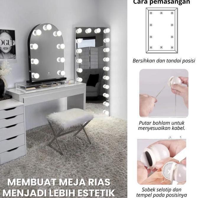 Licht- Lampu Led Meja Rias Make Up