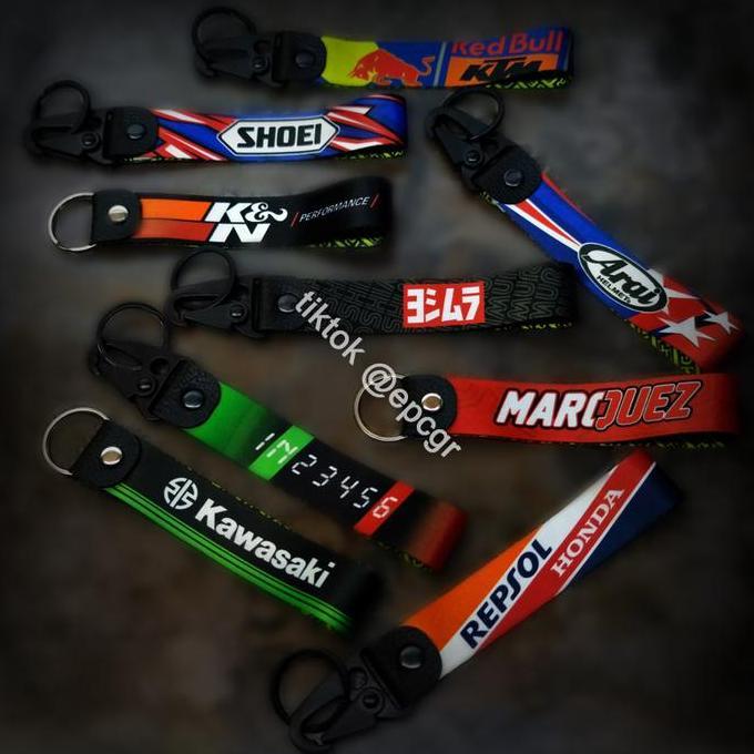 Sfp- High Quality Gantungan Kunci Honda Satu Hati Keychain Sepeda Motor Premium Beat Genio Scoopy Va