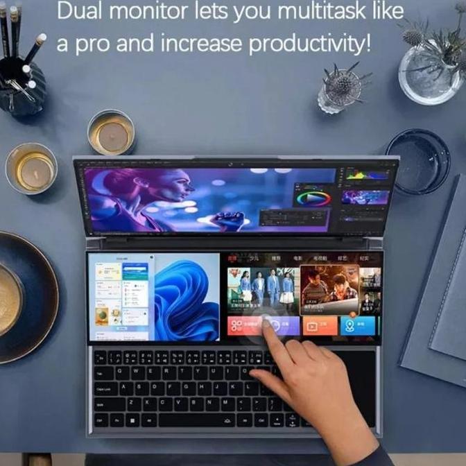 IND Laptop Core i7 9750H 10th Gen  i9 9750H Touch screen 16 inch 14.1inch Dual Screen 2K