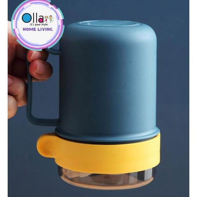 Sfp- Gelas Mug Soup Multifungsi Or-0238 Free Sendok Anti Tumpah 500 Ml