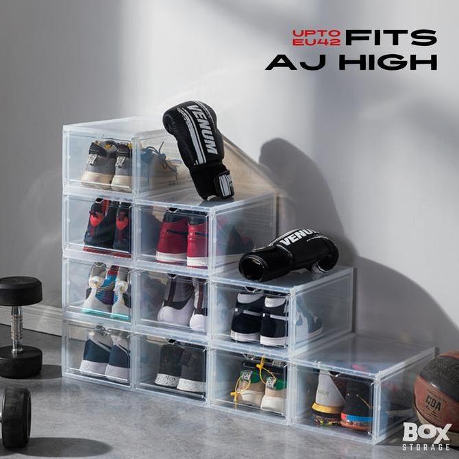 Ort- RodySneakers Box Transparent Front Drop Hard Abs Case