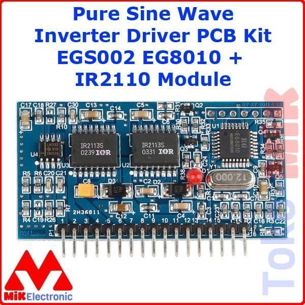 Pure Sine Wave Inverter Driver PCB Kit EGS002 EG8010 + IR2110 Module