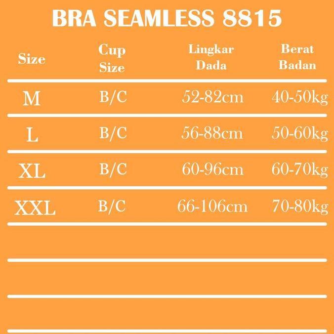 Polini - Paket HEMAT 3 Pcs Pakaian Dalam Wanita Bra Seamless Kancing Depan Bh Sport Polini 8815