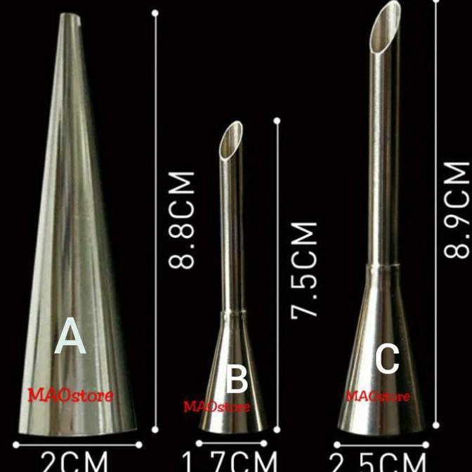 Spuit Nozzle Nozzles Filling Pastry Choux Kue Sus Donut Donat Import Terlaris