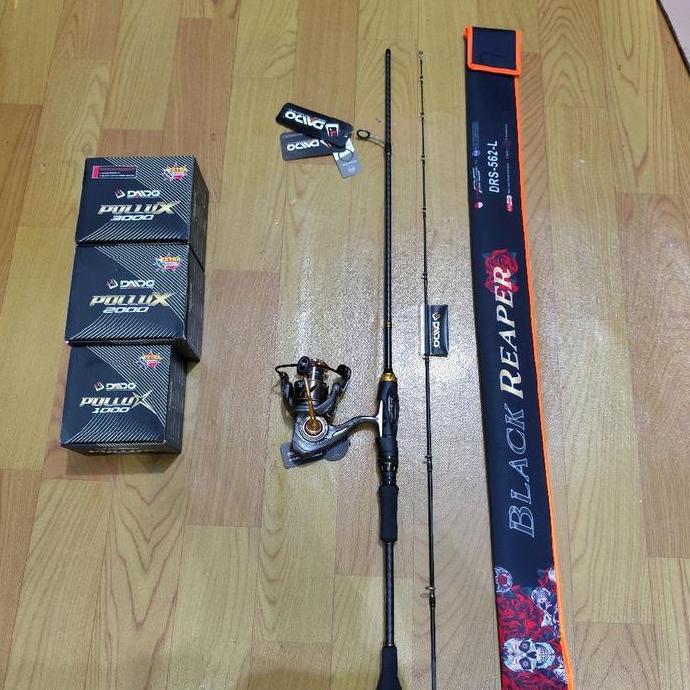 Grosir Joran Daido Satu Set Blackreaper Reel Daido Pollux