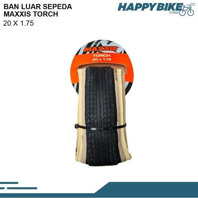 MAXXIS Tire Ban Luar Sepeda Lipat BMX Torch 20 x 1.75 Skinwall