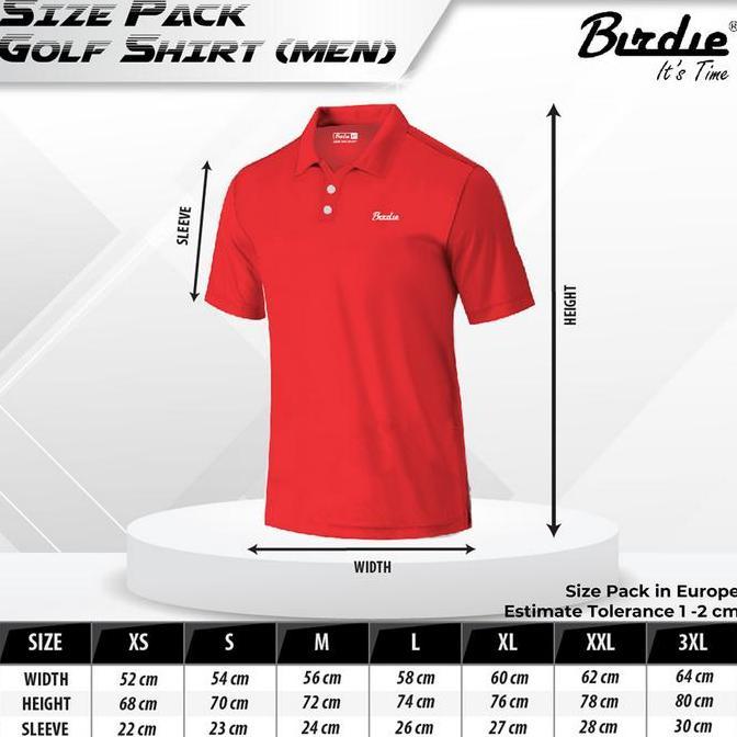 Baju Golf Shirt Series Original Birdie
