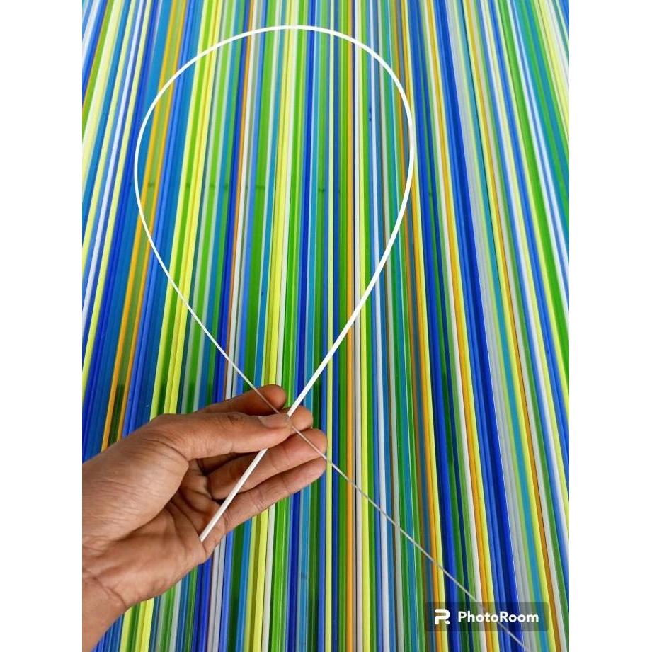 FIBER BAHAN JORAN LENTUR UDANG DAN WADER  MACAM UKURAN