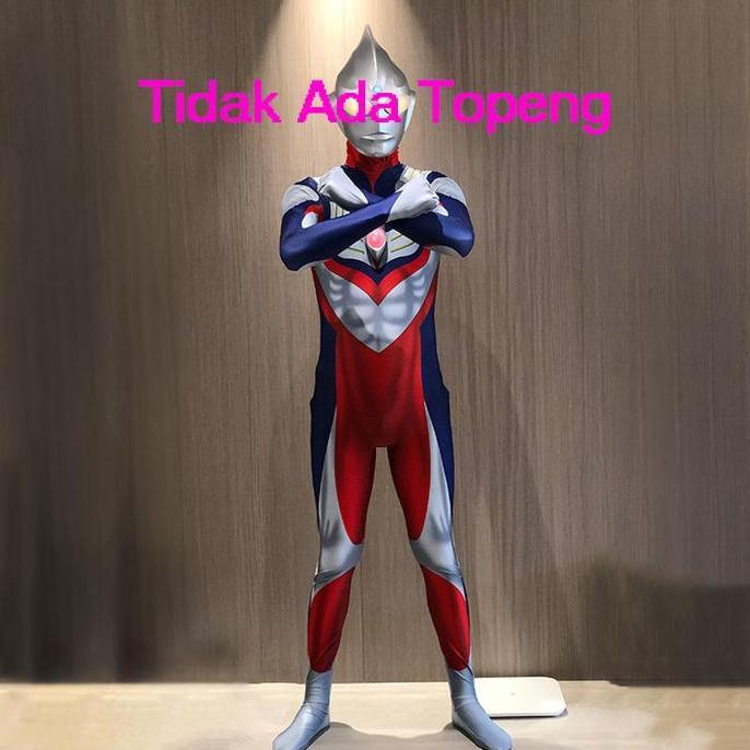 Kostum Anak-anak Dewasa Kostum Pakaian Ultraman Diga Kostum Dewasa Anak-anak Kostum Cosplay Hallowee