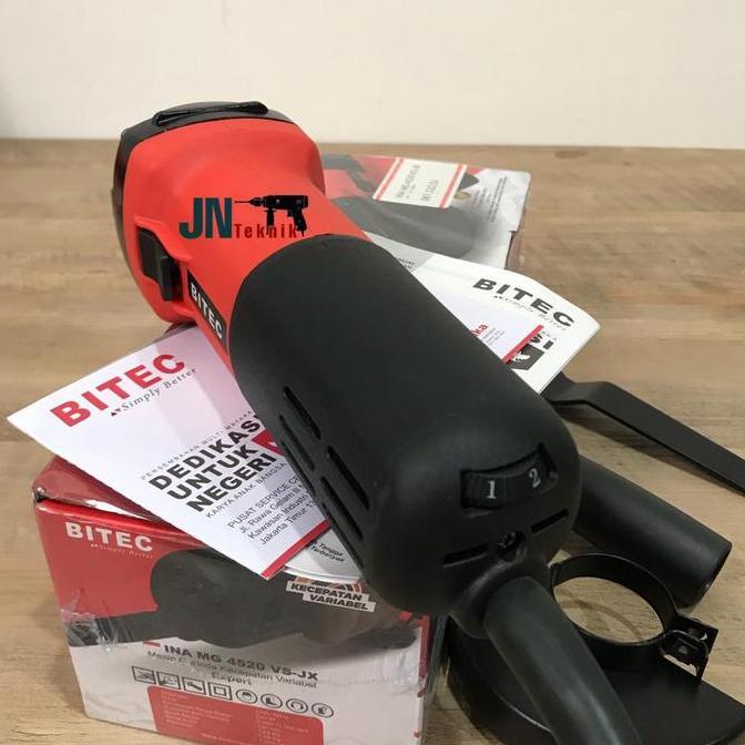MESIN GERINDA 4 INCH VARIABLE SPEED BITEC INA MG 4520 VS-JX