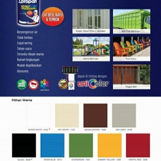 Propan Go-fast A 1000 Ash Grey-8106 1 kg Cat Besi & Kayu Waterbase