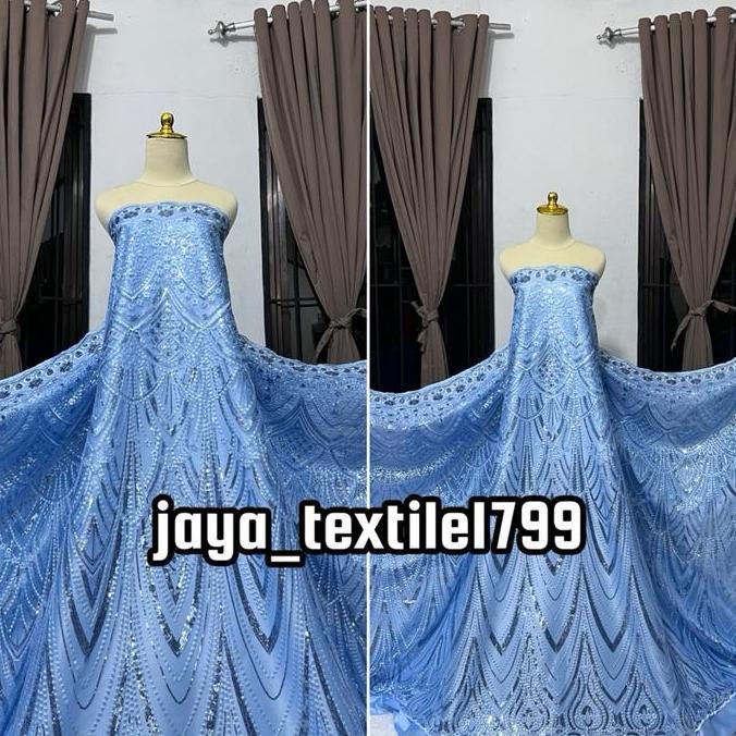 KAIN TILE PAYET PREMIUM / TILE PAYET SPANGEL BORDIR / TILE PAYET MEWAH PREMIUM
