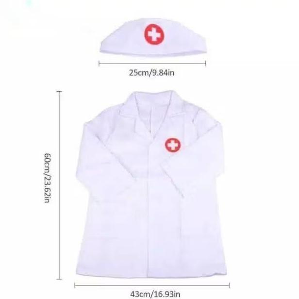 Baju dokter anak kostum dokter dokteran baju topi anak baju profesi anak
