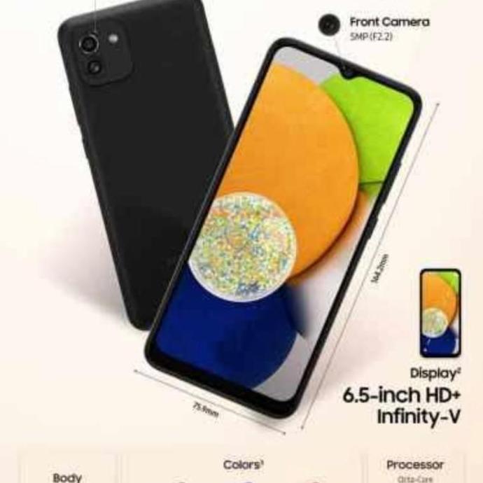 Samsung A03 4/64 Ram 4gb 64gb new garansi resmi