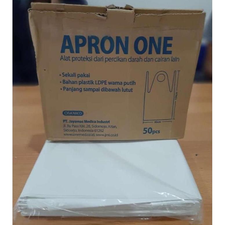 apron onemed / disposable apron / apron plastik / celemek plastik