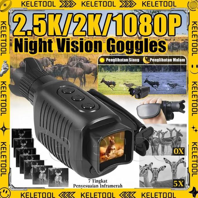 Best Seller Infrared Night Vision Scope Kamera Berburu Malam Scope Nv 5X Zoom Thermal Berburu Malam 