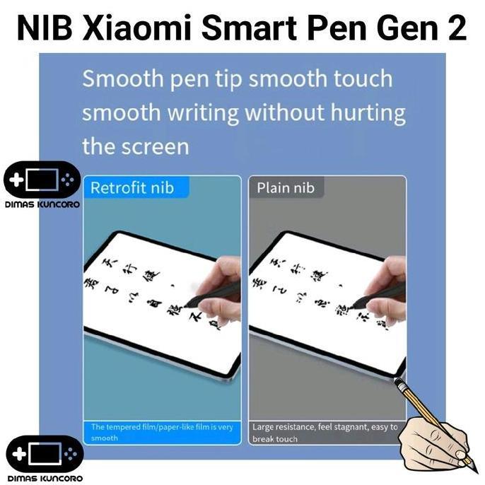 Xfour- Nib Xiaomi Smart Pen Gen 2 Ujung Stylus Nibs Tip Tips Xiaomi Mi Smart Pen Smartpen 2Nd Mi Pad
