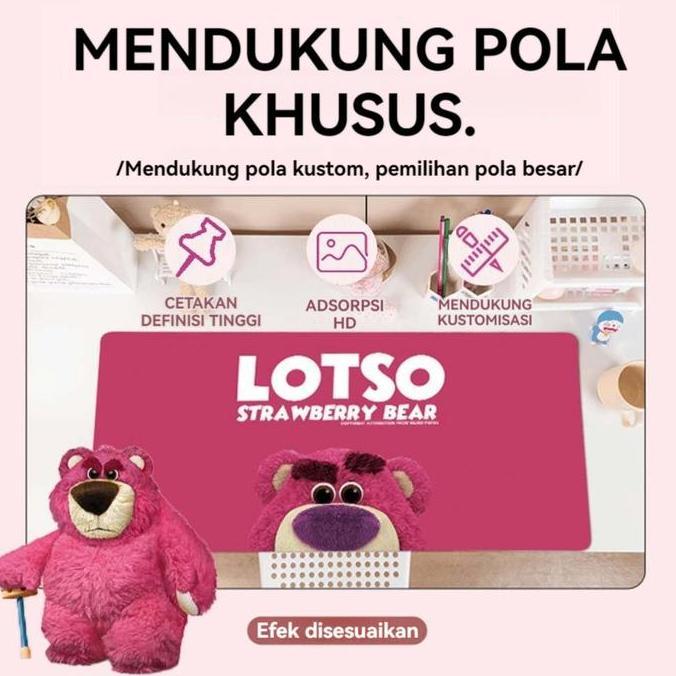 Xfour- Alas Mouse Alas Meja Alas Mouse Komputer Game Ekstra Besar Alas Mouse Komputer Game Beruang S
