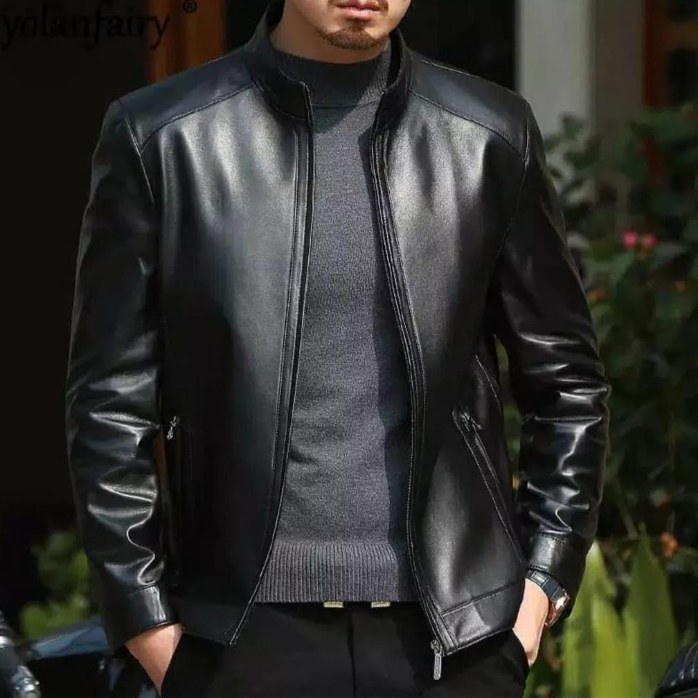 CUCI GUDANG JAKET SEMI KULIT ASLI / JAKET SEMI KULIT ORIGINAL / JAKET KULIT PRIA