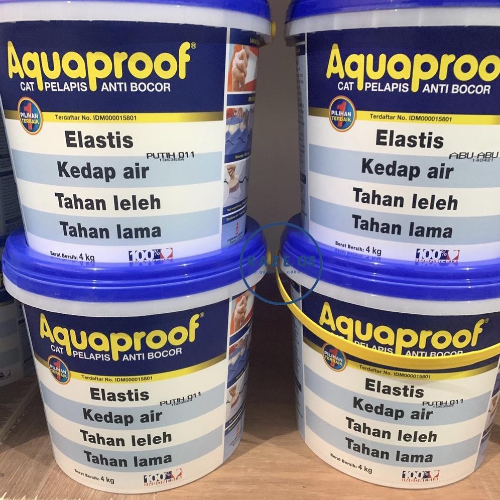 ASLI 100% AQUAPROOF 4KG HARGA TERMURAH SE SURABAYA - READY 1 KG 4 KG 20 KG - PUTIH ABU ABUMUDA TRANS