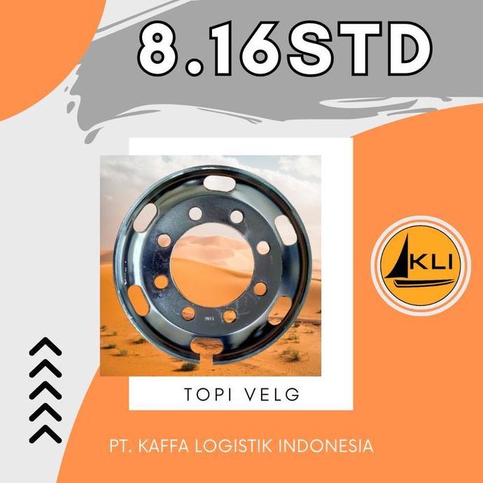 TOPI VELG FUSO/ HINO/GIGA RING 20 LUBANG 8 TEBAL 16MM