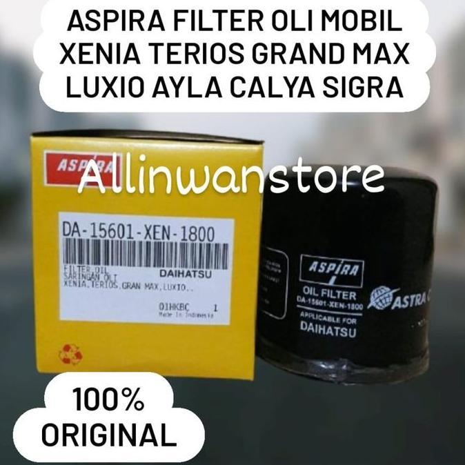 ASPIRA Filter Oli Mobil Daihatsu Xenia Terios Grand Max Luxio Ayla Calya Sigra