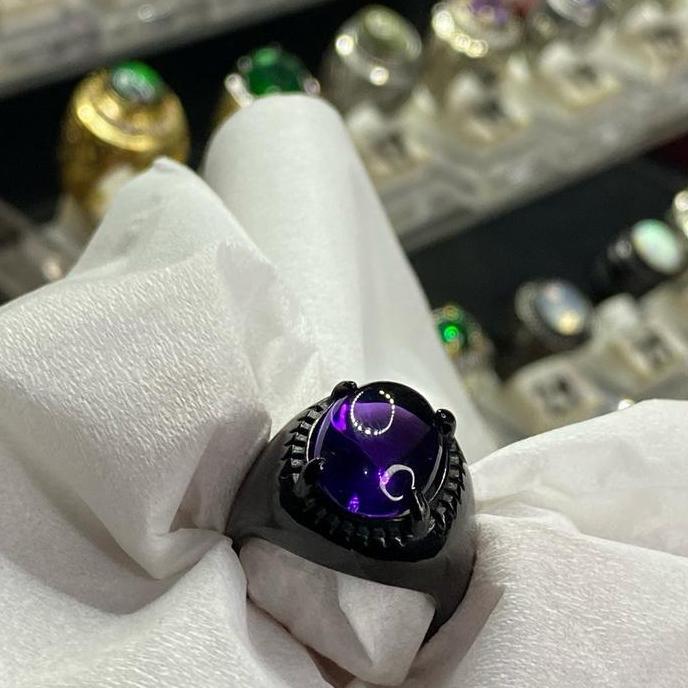 Batu cincin natural laki laki pria dewasa