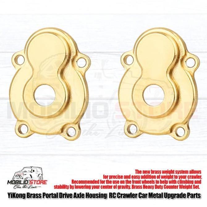 Upgrade Brass Portal Drive Cover Axle Yikong YK4102 YK4082 RC Crawler