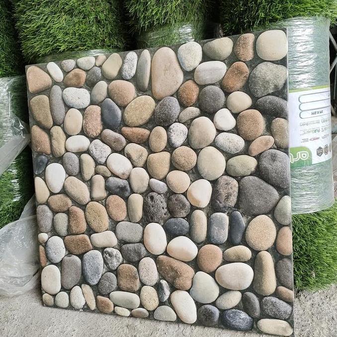 Keramik 40x40 (kasar)/ keramik batu/ keramik garasi/ keramik taman TD