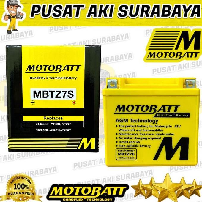 Promo YAMAHA ALL NEW NMAX MOTOBATT MBTZ7S ACCU GEL SIAP PAKAI MOTOR BEAT ISS Diskon