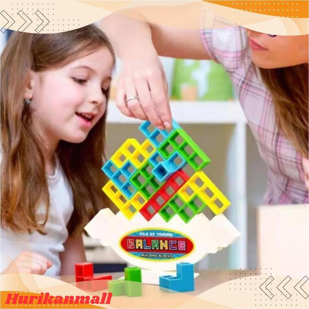 Mainan tetra tower balnced bulding block mainan game tetris tetra tower susun ss1561 AT Termurah