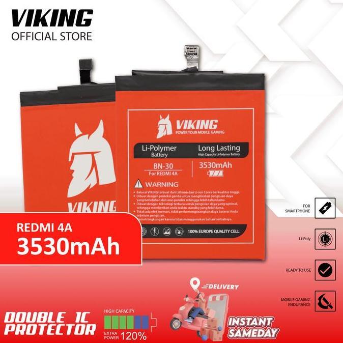 VIKING Baterai Redmi 4A BN30 Double Power